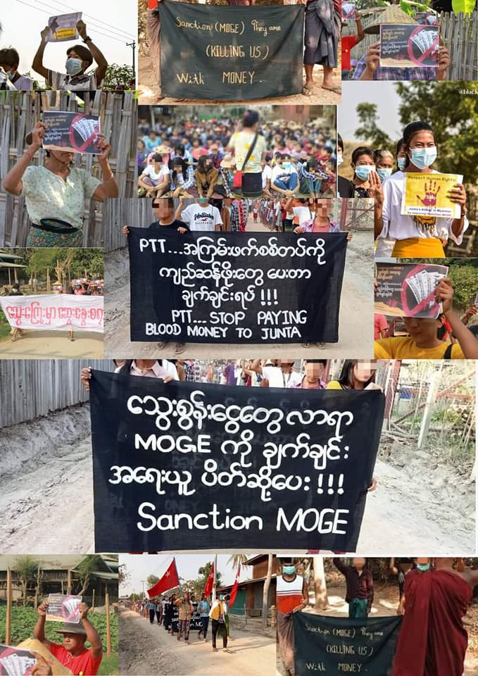 Open letter to U.S. Ambassador to Thailand for Imposing Sanctions on&nbsp;MOGE